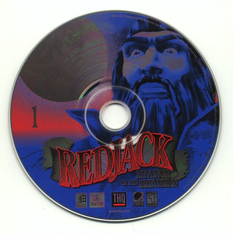 Media for RedJack: The Revenge of the Brethren (Macintosh and Windows): Disc 1/3