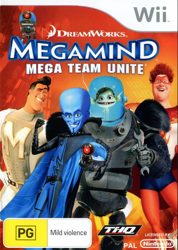 Front Cover for Megamind: Mega Team Unite (Wii)