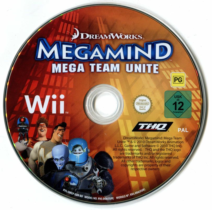 Megamind: Mega Team Unite cover or packaging material - MobyGames