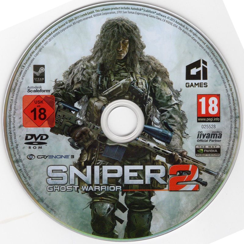 Media for Sniper: Ghost Warrior - Double Pack (Windows): <i>Sniper: Ghost Warrior 2 - Gold Edition</i> disc