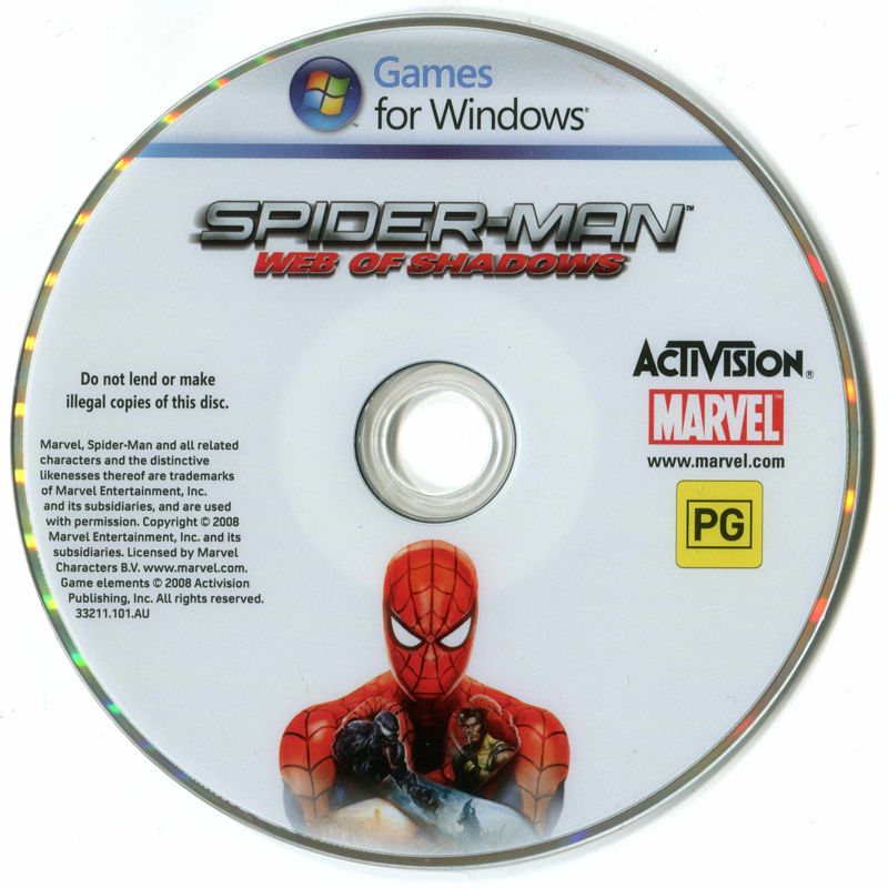 Media for Spider-Man: Web of Shadows (Windows)