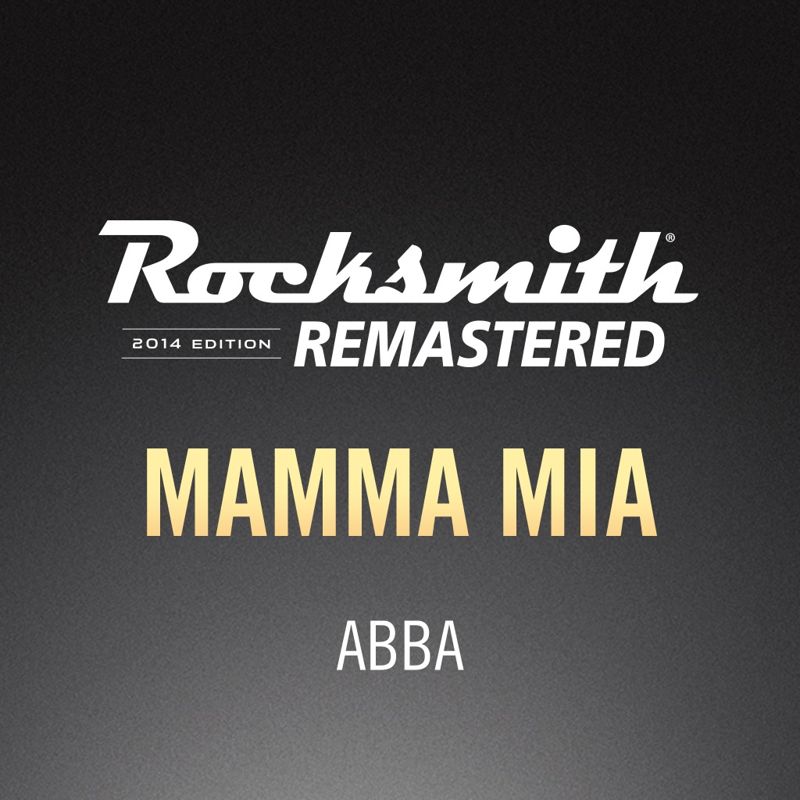 Front Cover for Rocksmith 2014 Edition: Remastered - ABBA: Mamma Mia (PlayStation 3 and PlayStation 4) (download release)