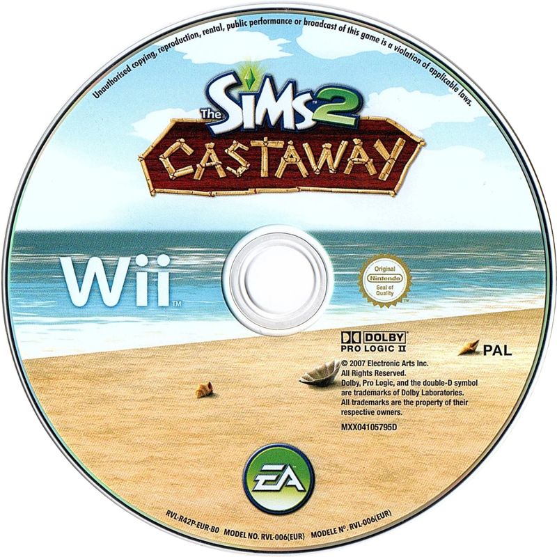 The Sims 2: Castaway cover or packaging material - MobyGames The Sims 2: Castaway cover or packaging material - MobyGames
