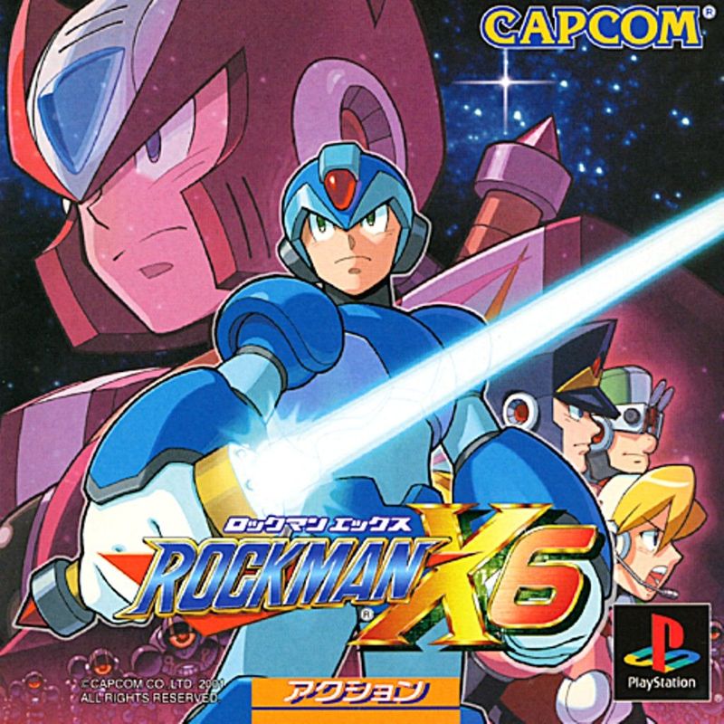 Mega Man X6 cover or packaging material - MobyGames