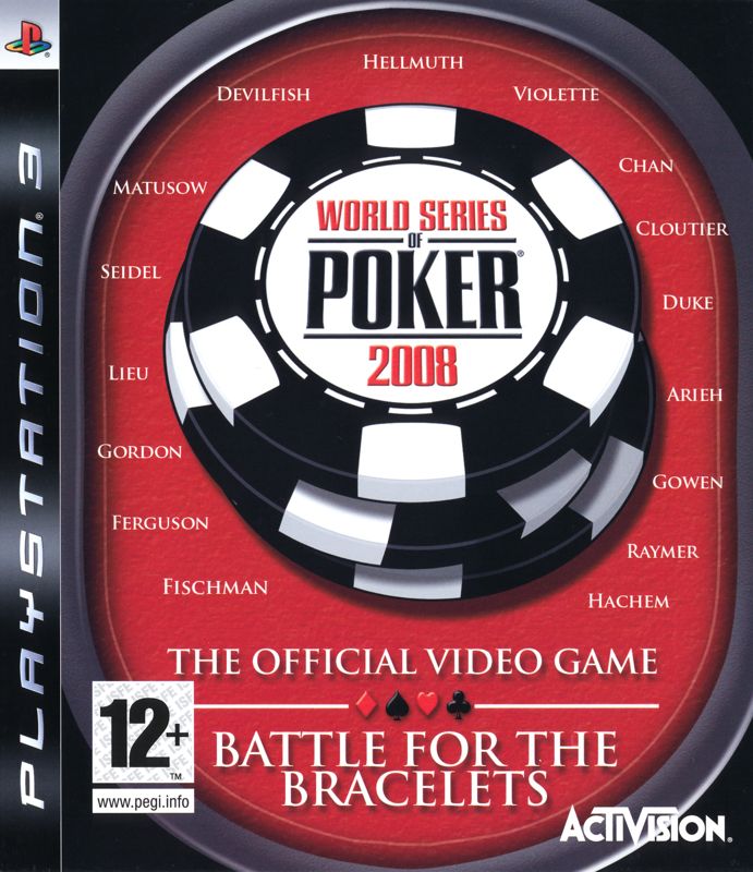 Front Cover for World Series of Poker 2008: Battle for the Bracelets (PlayStation 3)