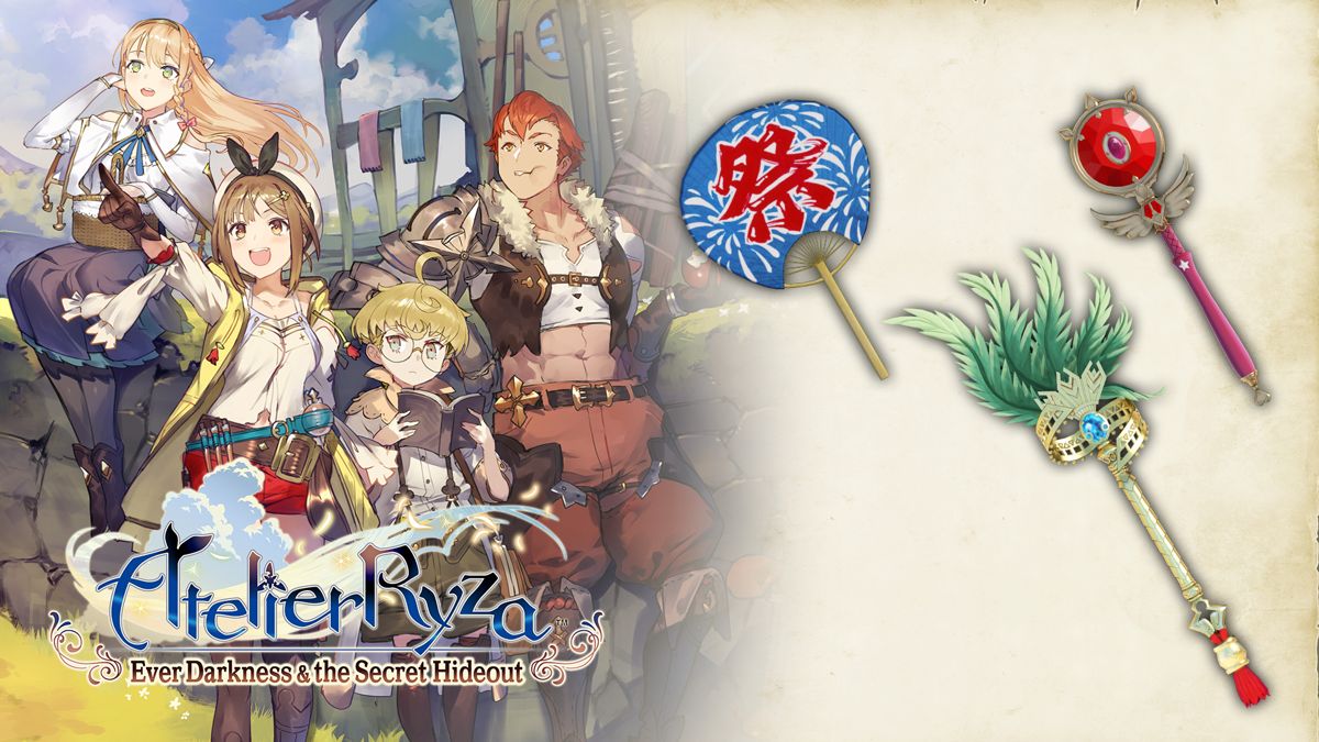 Front Cover for Atelier Ryza: Ever Darkness & the Secret Hideout - Stylish Weapon Skins: Empel (Nintendo Switch) (download release)