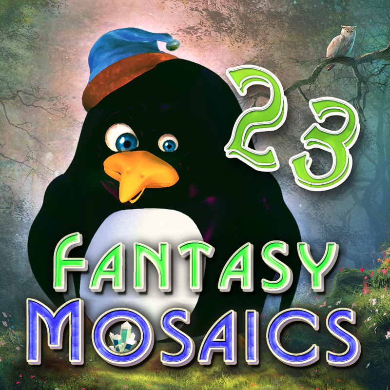 Front Cover for Fantasy Mosaics 23: Magic Forest (Macintosh and iPad) (iTunes/Mac App Store release)