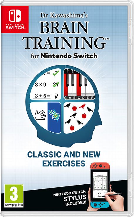 Front Cover for Dr Kawashima's Brain Training for Nintendo Switch (Nintendo Switch) (download release)