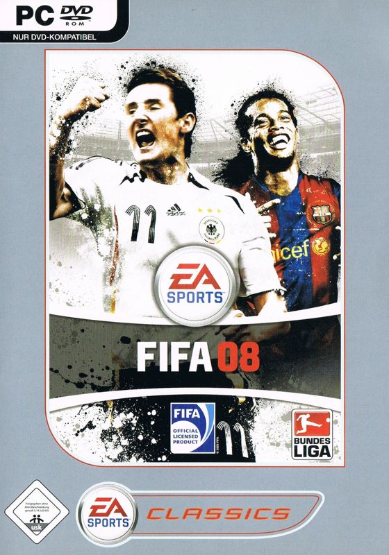 Front Cover for FIFA Soccer 08 (Windows) (EA Sports Classics release)