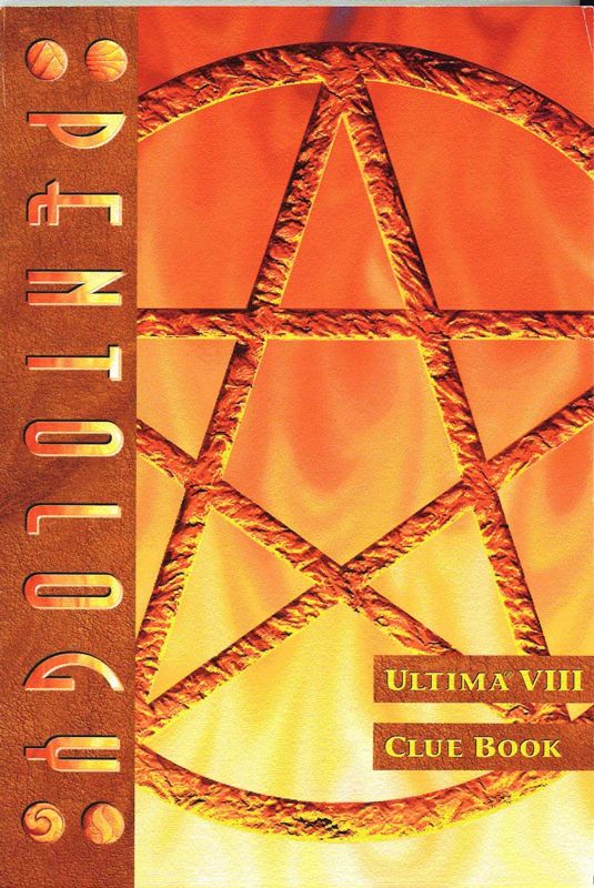 Extras for Pagan: Ultima VIII (DOS) (EA CD-ROM Classics Gold Edition release): Cluebook - Front