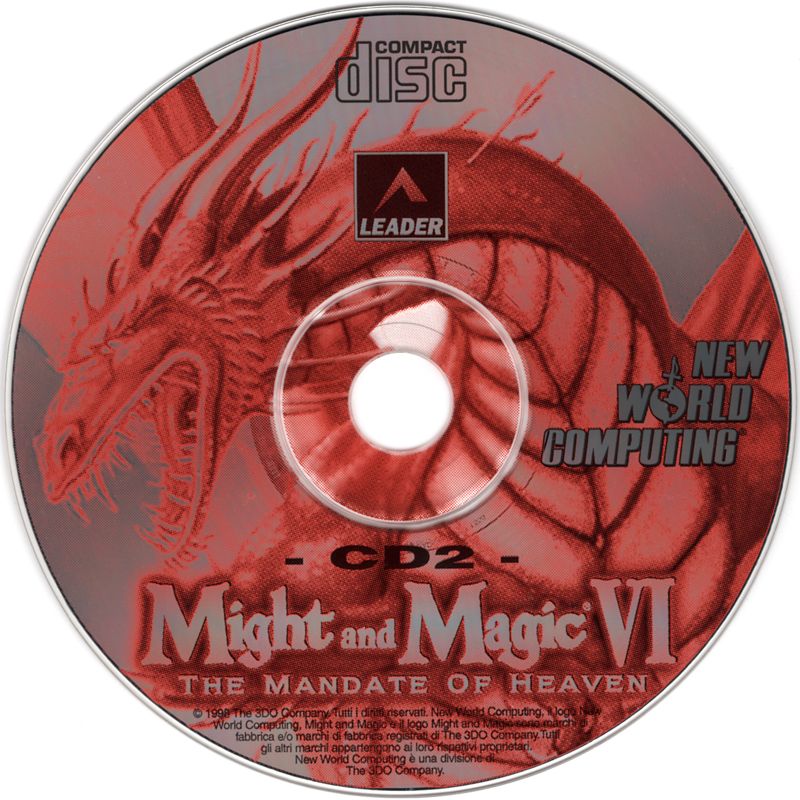 Media for Might and Magic VI: The Mandate of Heaven (Windows): Disc 2