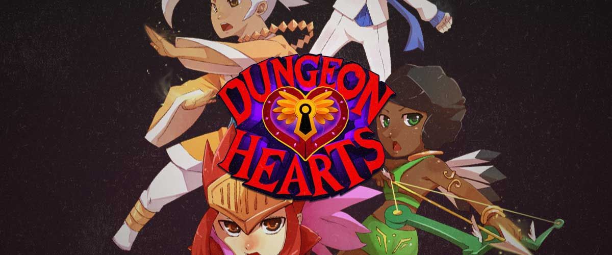 Front Cover for Dungeon Hearts (Linux and Macintosh and Windows) (Devolver Digital release)