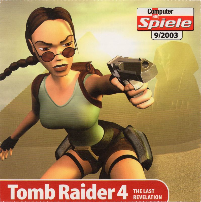 Other for Tomb Raider: The Last Revelation (Windows) (Computer Bild Spiele 09/2003 covermount): Front cover (for Jewel Case)