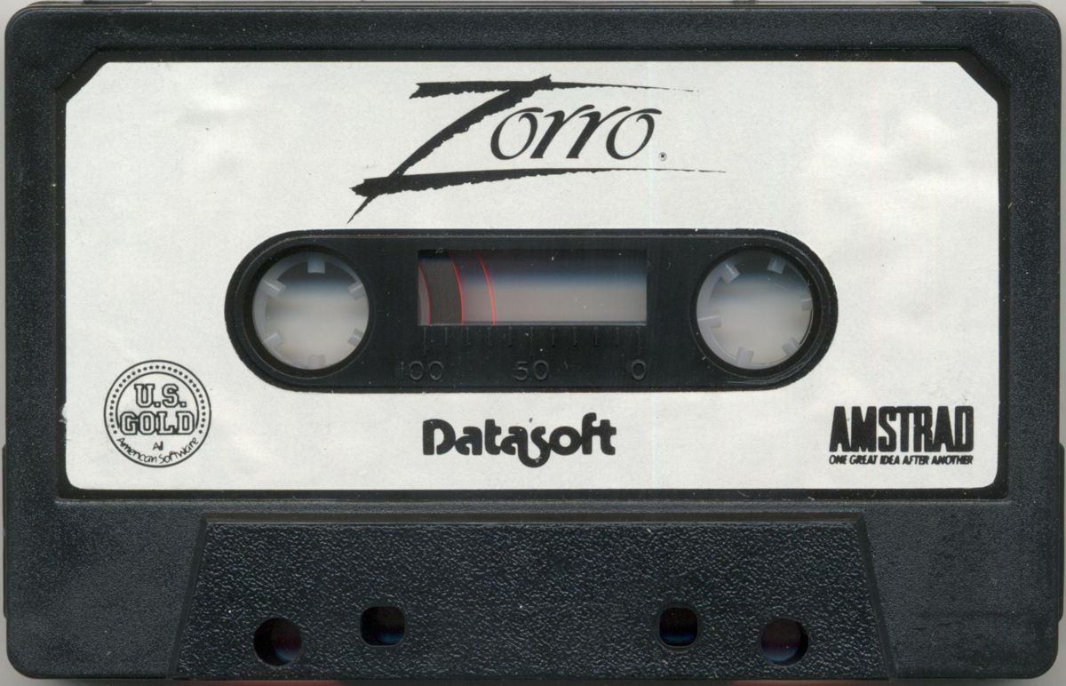 Media for Zorro (Amstrad CPC)