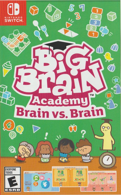 Front Cover for Big Brain Academy: Brain vs. Brain (Nintendo Switch)
