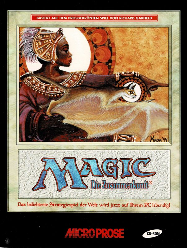 Manual for The Best of Microprose Strategy (DOS and Windows): Magic: The Gathering - Front