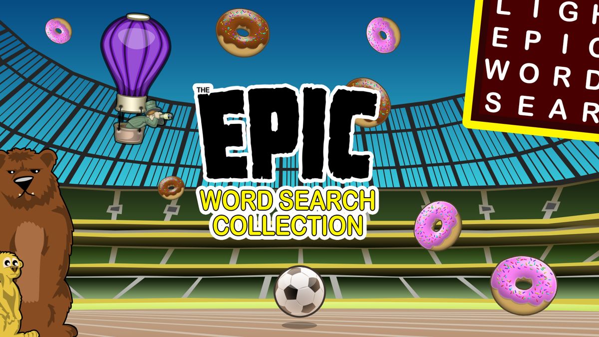 Front Cover for The Epic Word Search Collection (Nintendo Switch) (download release): 2nd version