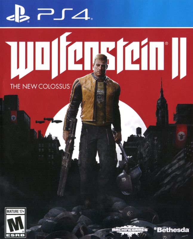 Front Cover for Wolfenstein II: The New Colossus (PlayStation 4)