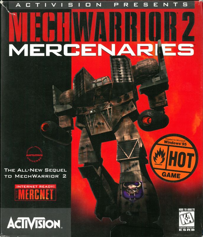 Front Cover for MechWarrior 2: Mercenaries (DOS and Windows)