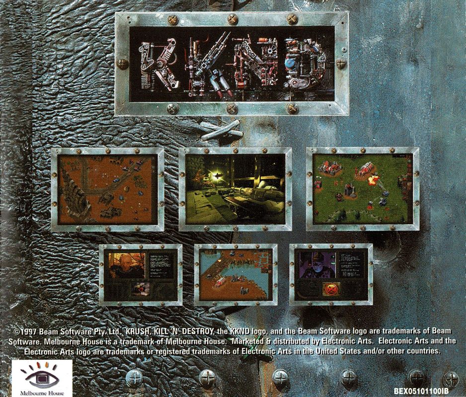 Other for KKND: Krush Kill 'N Destroy (DOS): Jewel Case - Back