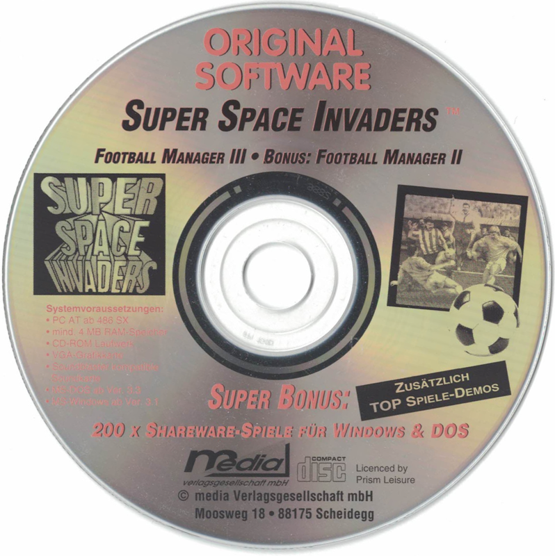 Media for Taito's Super Space Invaders (DOS) (CD ROM Magazin 01/1996 covermount)