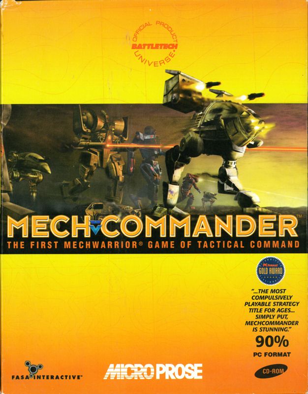 Front Cover for Mech Commander (Windows)