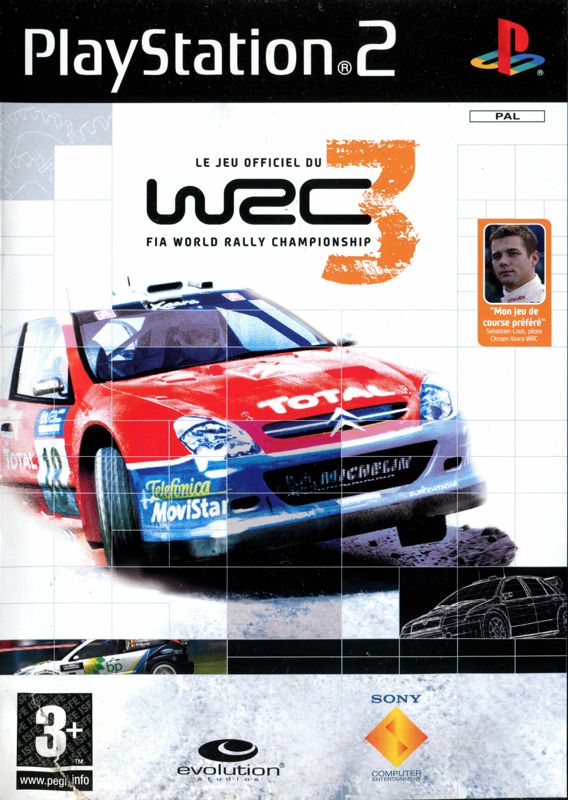 Front Cover for WRC 3: The Official Game of the FIA World Rally Championship (PlayStation 2)