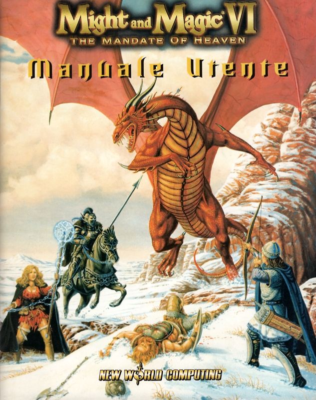 Manual for Might and Magic VI: The Mandate of Heaven (Windows): Front