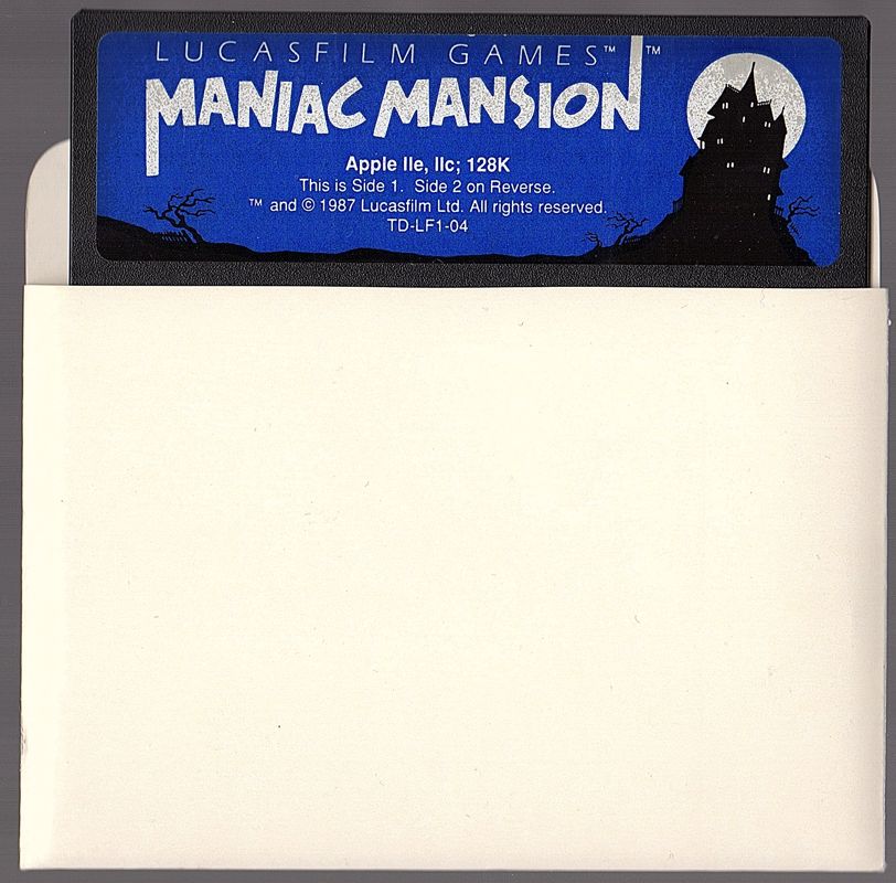 Maniac Mansion cover or packaging material MobyGames