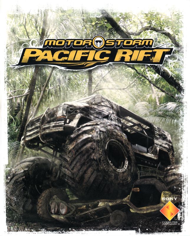 Manual for MotorStorm: Pacific Rift (PlayStation 3) (Platinum release): Front