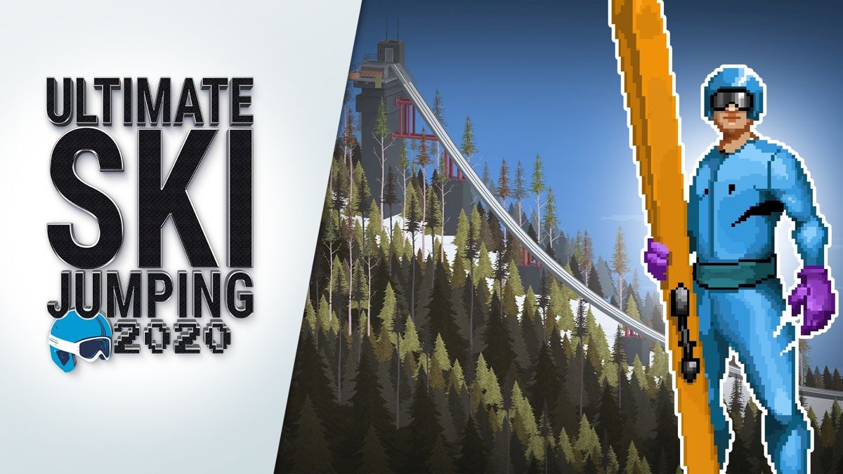 Front Cover for Ultimate Ski Jumping 2020 (Nintendo Switch) (download release): 2nd version