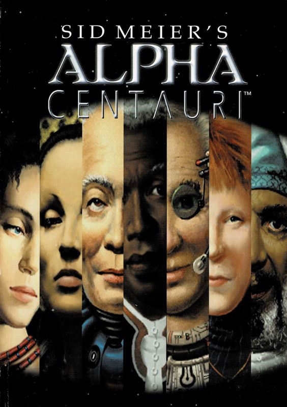 Manual for Sid Meier's Alpha Centauri (Windows): Front