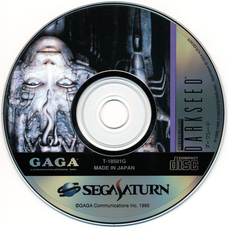 Media for Dark Seed (SEGA Saturn)