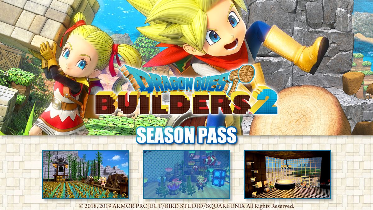 Front Cover for Dragon Quest Builders 2: Season Pass (Nintendo Switch) (download release)