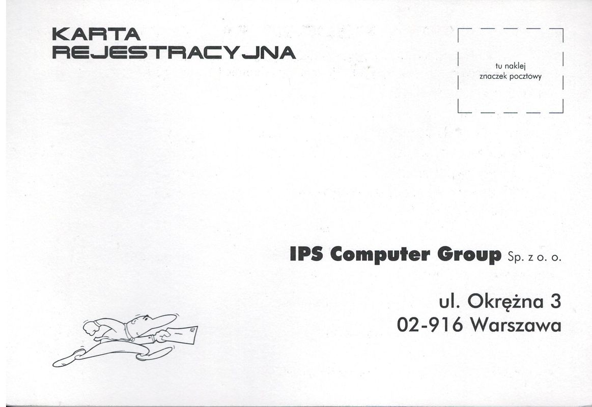 Other for Sid Meier's Alpha Centauri (Windows): Registration Card front