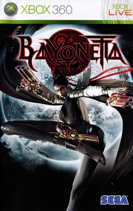 Manual for Bayonetta (Xbox 360): Front