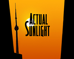 Front Cover for Actual Sunlight (Macintosh and Windows) (itch.io release)