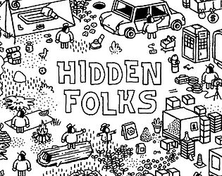 Front Cover for Hidden Folks (Linux and Macintosh and Windows) (itch.io release)