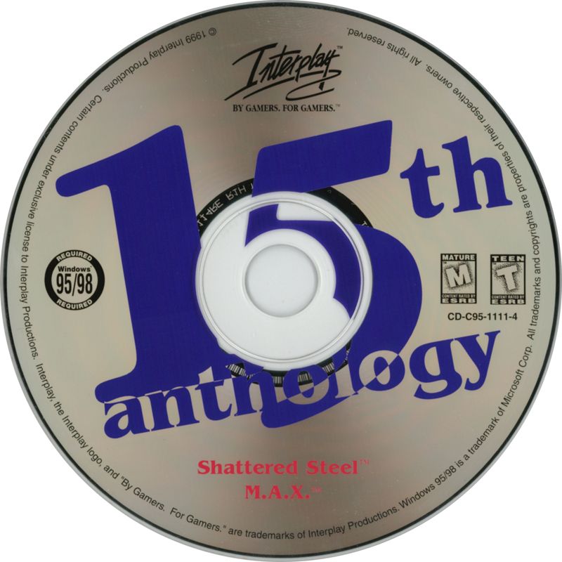 Media for Interplay: 15th Anniversary (DOS and Windows): Shattered Steel / M.A.X.