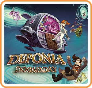 Front Cover for Deponia Doomsday (Nintendo Switch) (download release): 1st version