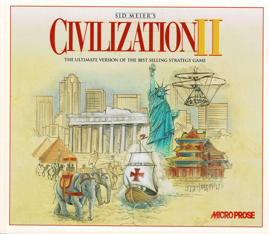 Manual for The Best of Microprose Strategy (DOS and Windows): Civilization II - Front