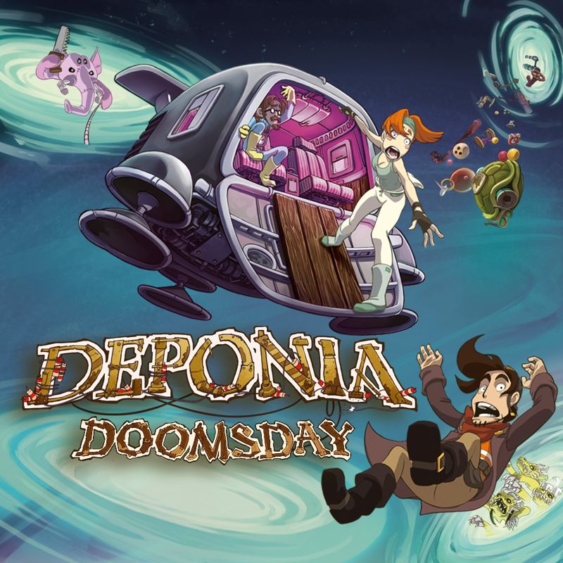 Front Cover for Deponia Doomsday (Nintendo Switch) (download release)