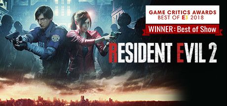 Front Cover for Resident Evil 2 (Windows) (Steam release): "Game Critics Award: Best of E3 2018" cover version