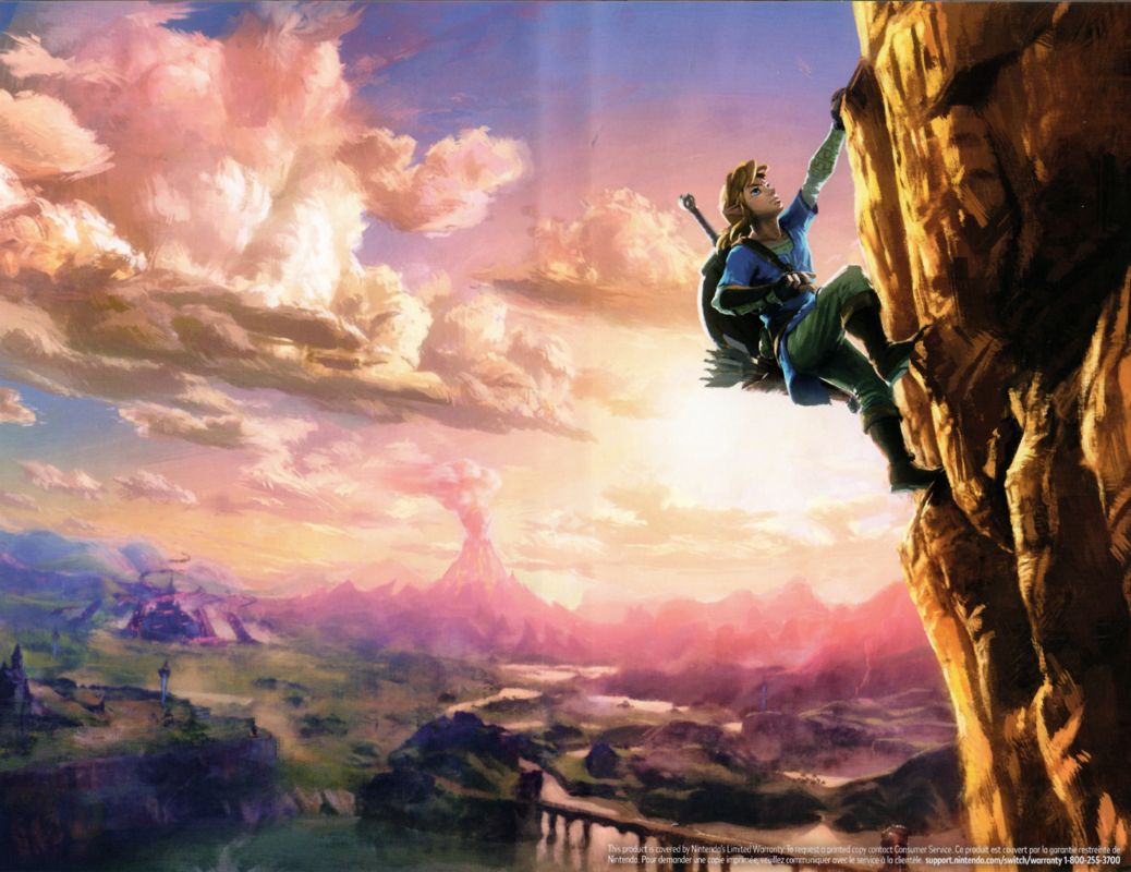 Inside Cover for The Legend of Zelda: Breath of the Wild (Nintendo Switch)