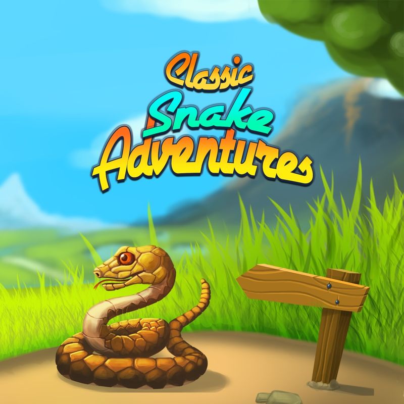Front Cover for Classic Snake Adventures (PlayStation 4 and PlayStation 5) (download release)