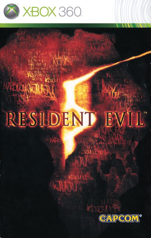 Manual for Resident Evil 5 (Xbox 360): Front