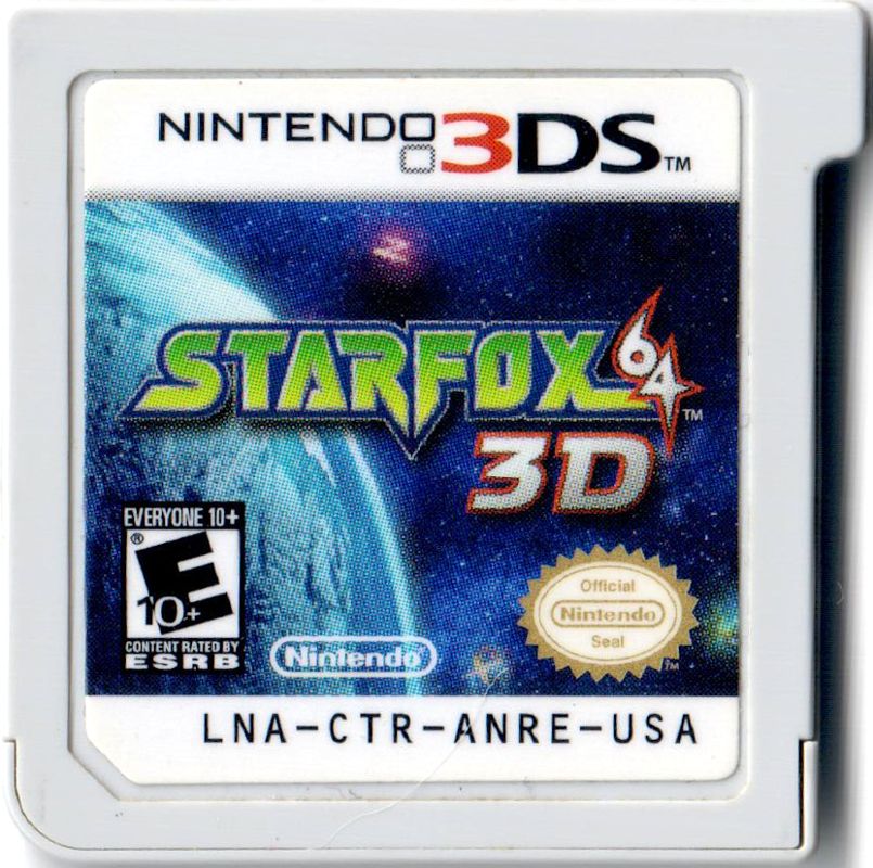 Star Fox 64 3D cover or packaging material MobyGames