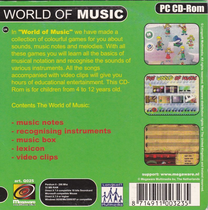 Other for 40 PC Games: Mega Game Box (Windows): Vol 25: World of Music - Back