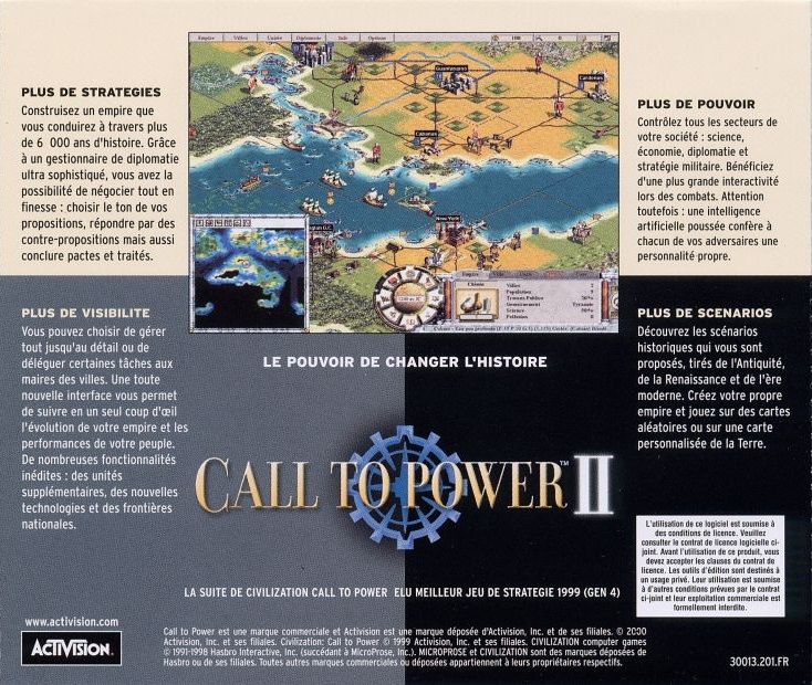 Other for Call to Power II (Windows): Jewel Case - Back