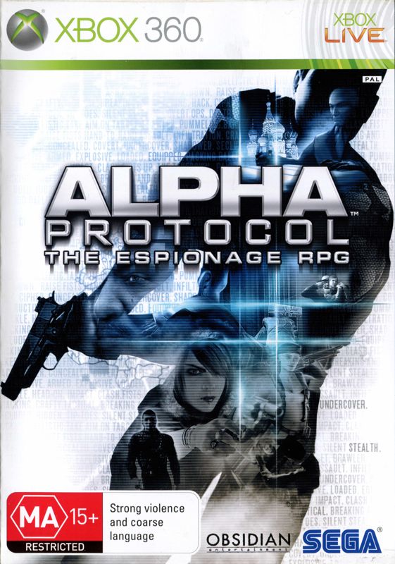 Front Cover for Alpha Protocol (Xbox 360)